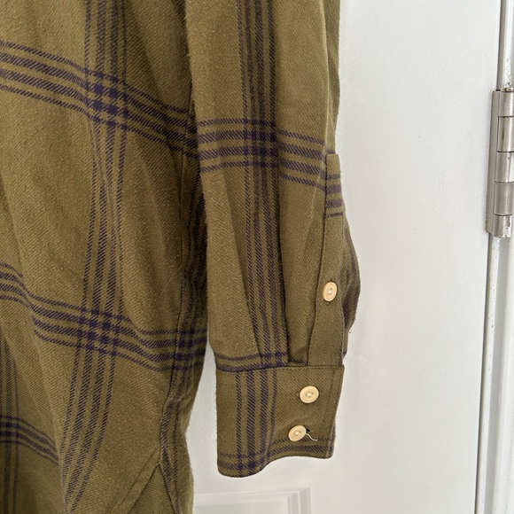 Madewell Flannel Oversized Ex-Boyfriend Tunic Shirt in Windowpane - Picture 8 of 13